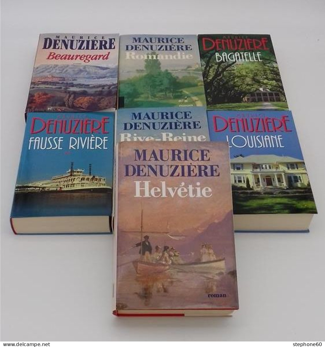 999 - (123) Maurice DENUZIERE Lot De 7 Livres - Lots De Plusieurs Livres