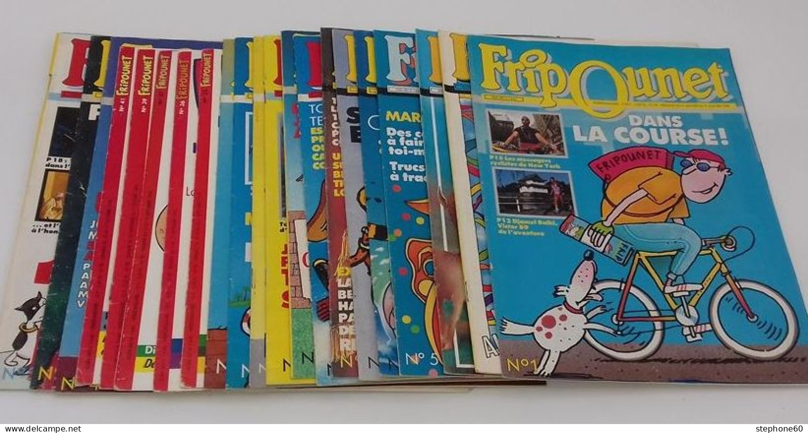 999 - (47) Lot De 22 FRIPOUNET Année 1989 - 1990 ( Livre - Revue ) - Paquete De Libros