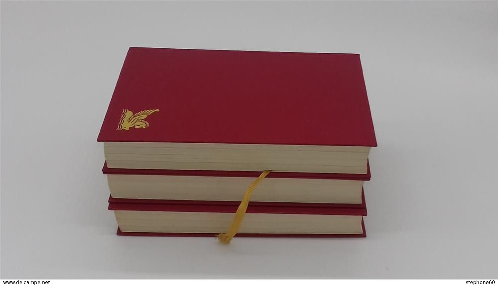 999 - (671) Lot 3 Livres Sélection Du Livre - Couverture Rouge - Wholesale, Bulk Lots