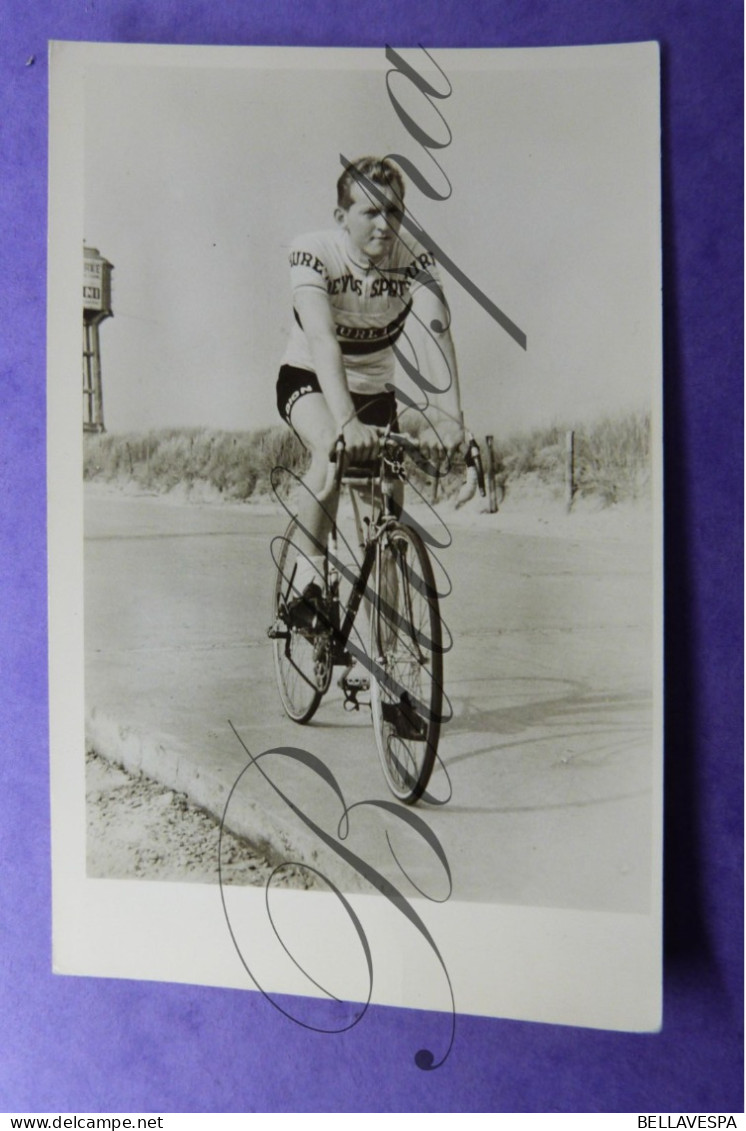 Wielrenner Belgie Fotokaart (opname Thv  Belgische Kust  Noordzee   Jaren 70-80 ?) - Ciclismo