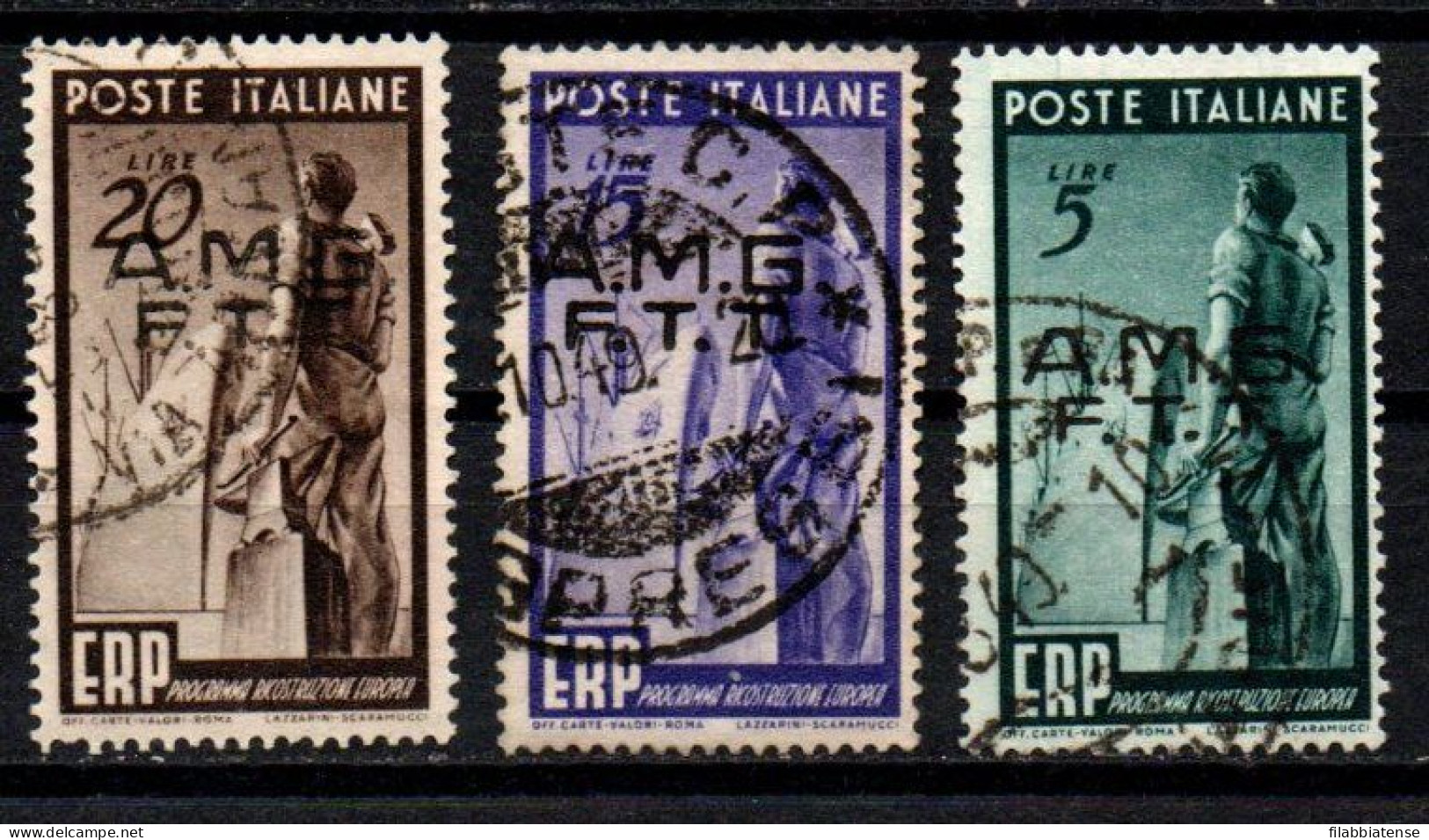 1949 - Trieste A  43/45 E.R.P.    ------- - Used