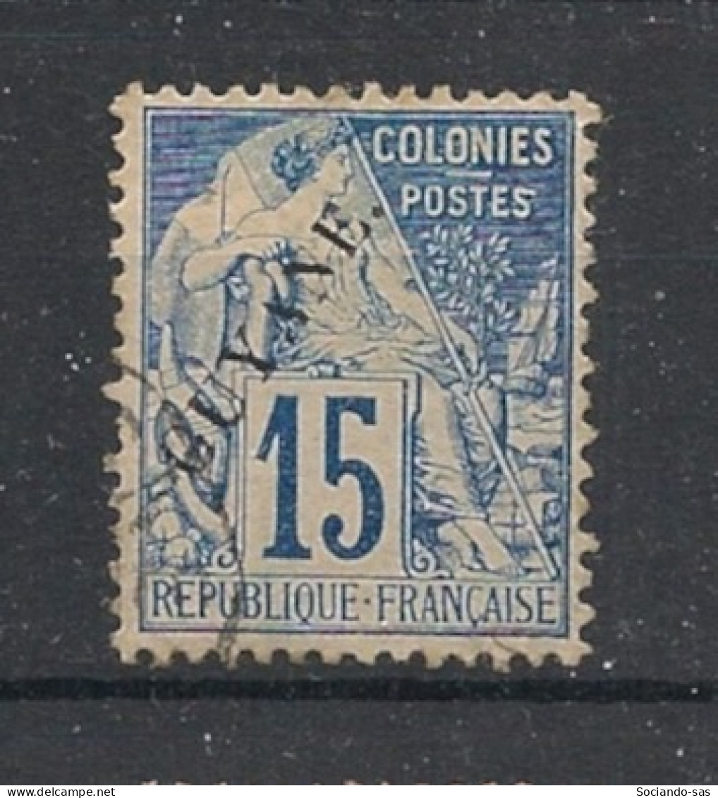 GUYANE - 1892 - N°YT. 21 - Type Alphée Dubois 15c Bleu - Oblitéré / Used - Oblitérés