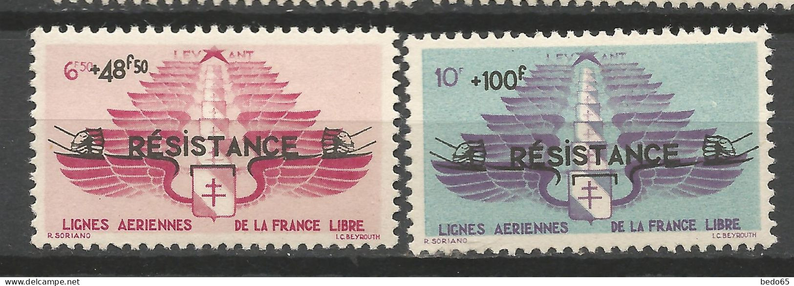 LEVANT PA N° 8 Et 9 NEUF**  SANS CHARNIERE / Hingeless  / MNH - Autres & Non Classés