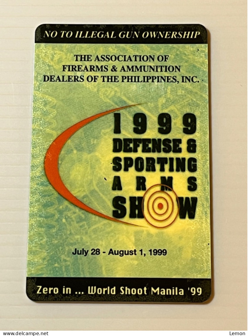 Mint USA UNITED STATES America Prepaid Telecard Phonecard, 1999 Defense & Sporting Arms Show (EX400), Set Of 1 Mint Card - Collections