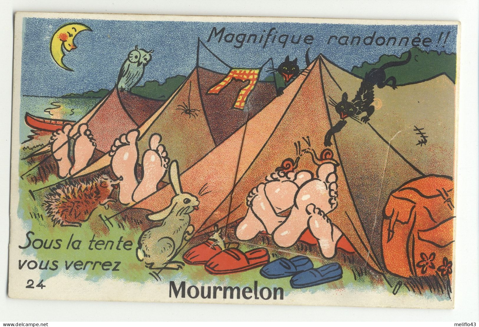 51/ CPA - Mourmelon - Carte à Systeme (minis Vues) - Mourmelon Le Grand