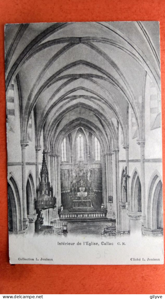 CPA (22)  Intérieur De L'église, Callac.  (2A.n°322) - Callac