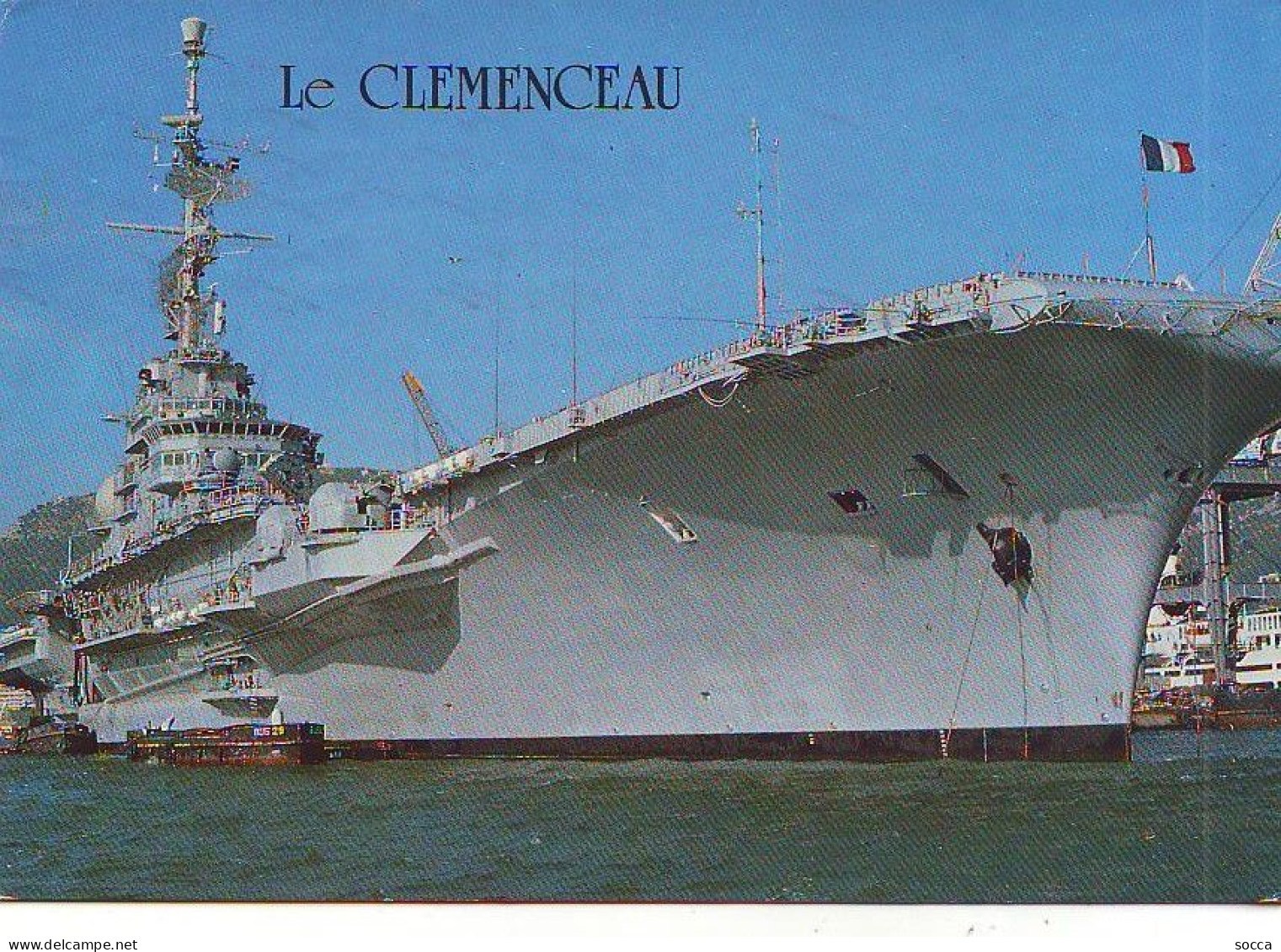 Porte-Avions " CLEMENCEAU " à TOULON - Barcos