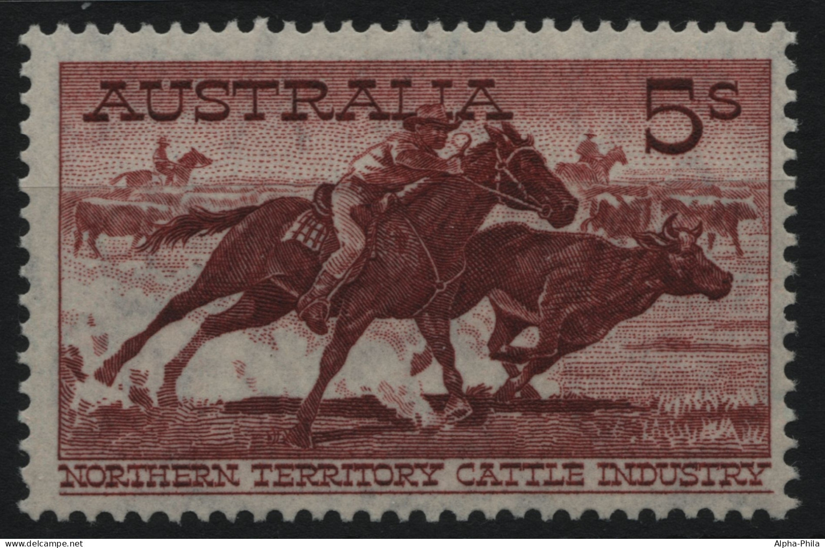 Australien 1961 - Mi-Nr. 313 ** - MNH - Pferde / Horses - Neufs