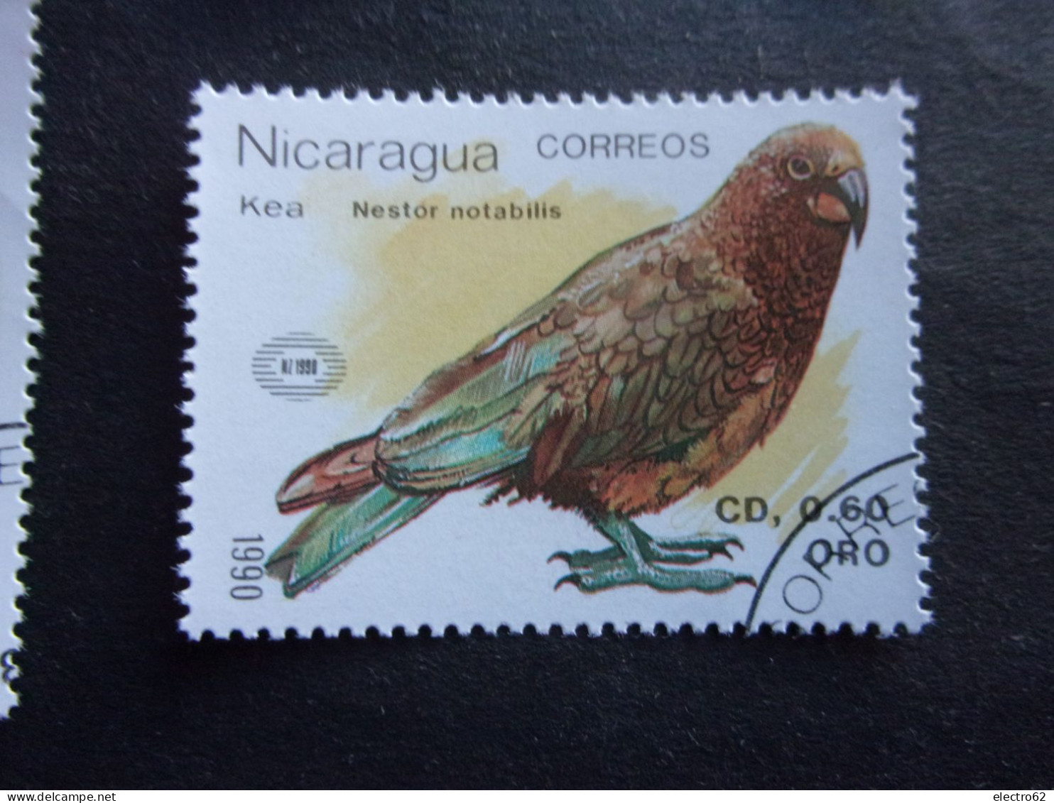 Nicaragua oiseau Exposition philatélique Nouvelle-Zélande 90 bird vogel oiseaux uccello pájaro ptak Kuba fugler vögel