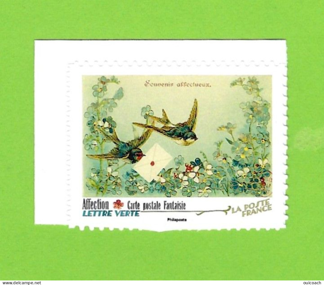 Carte Bonne Année Hirondelles, 2157 - Swallows