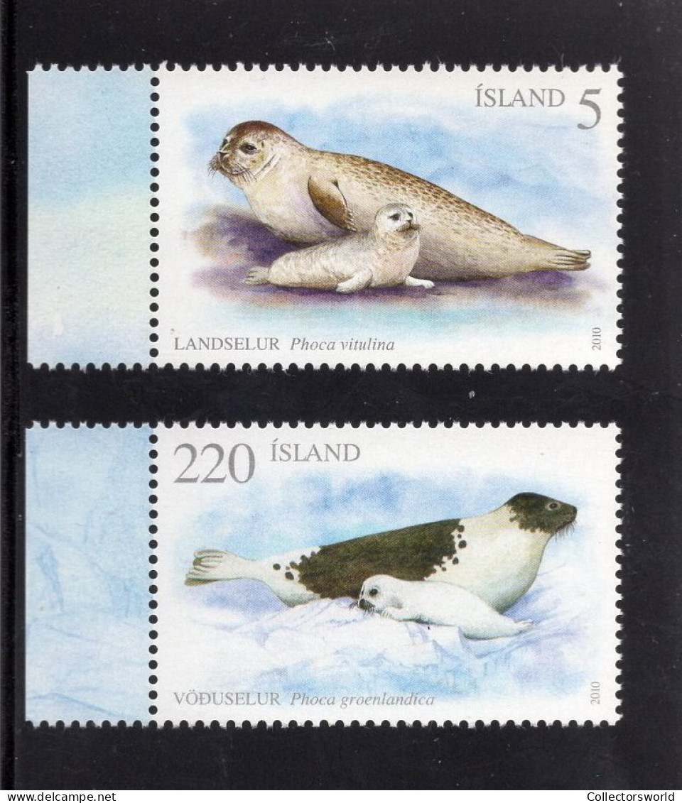 Iceland 2010 Serie 2v Seal Seals Phoque MNH - Ungebraucht