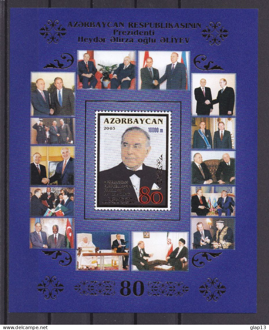 AZERBAIDJAN 2003 BLOC N°57 NEUF** PRESIDENT ALIEV - Aserbaidschan