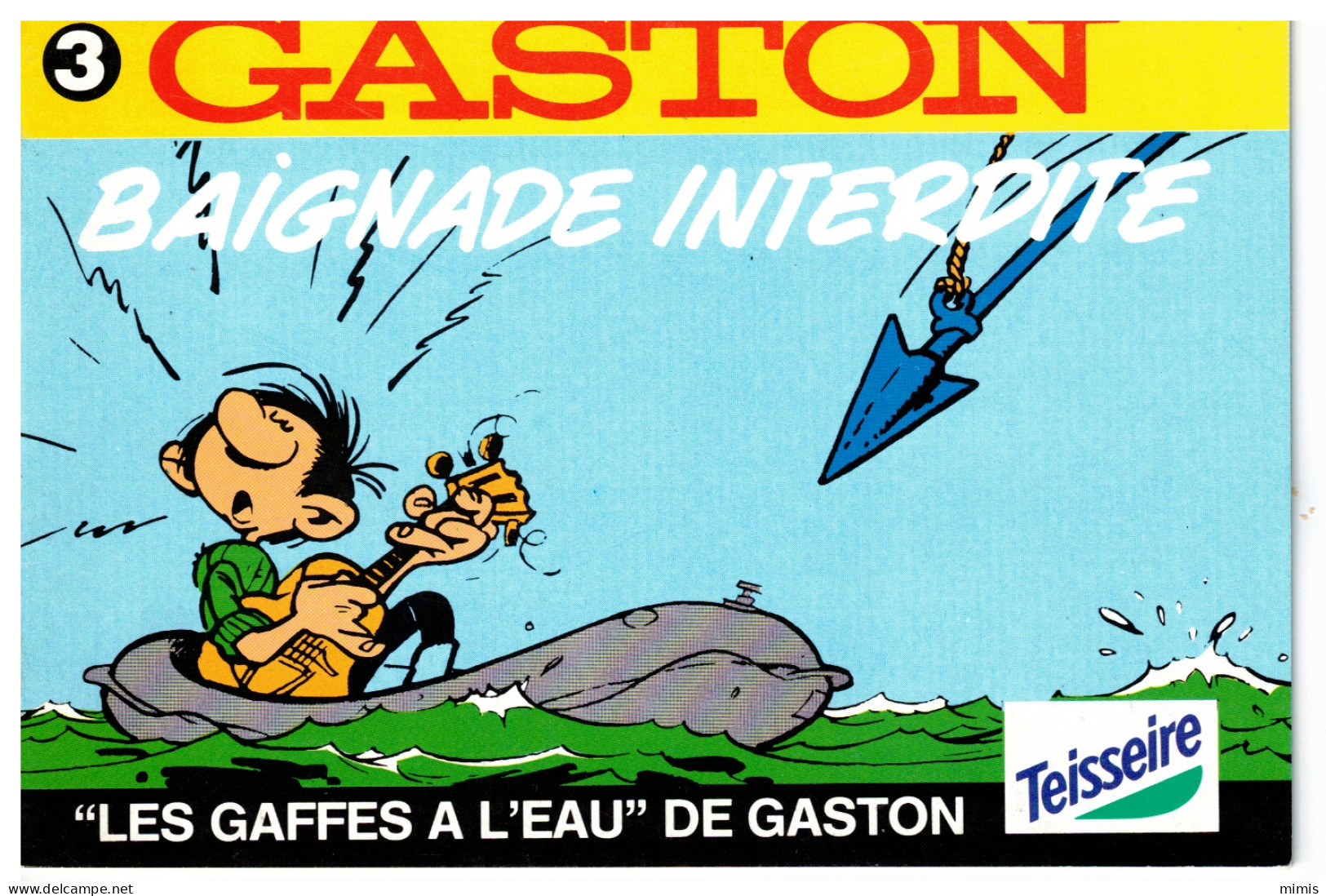 MINI-ALBUM Gaston  N° 3     Baignade Interdite - Franquin
