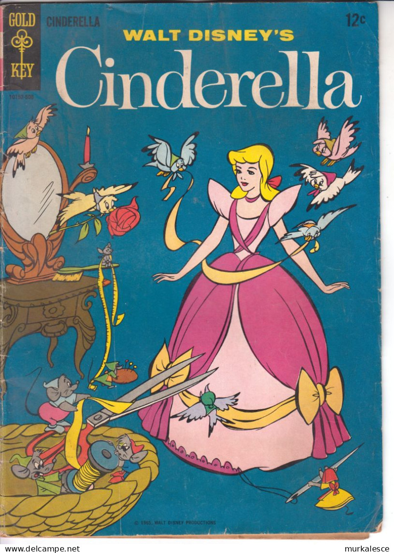 WALT  DISMNEY   COMICS   CINDERELLA    1965 - Autres Éditeurs