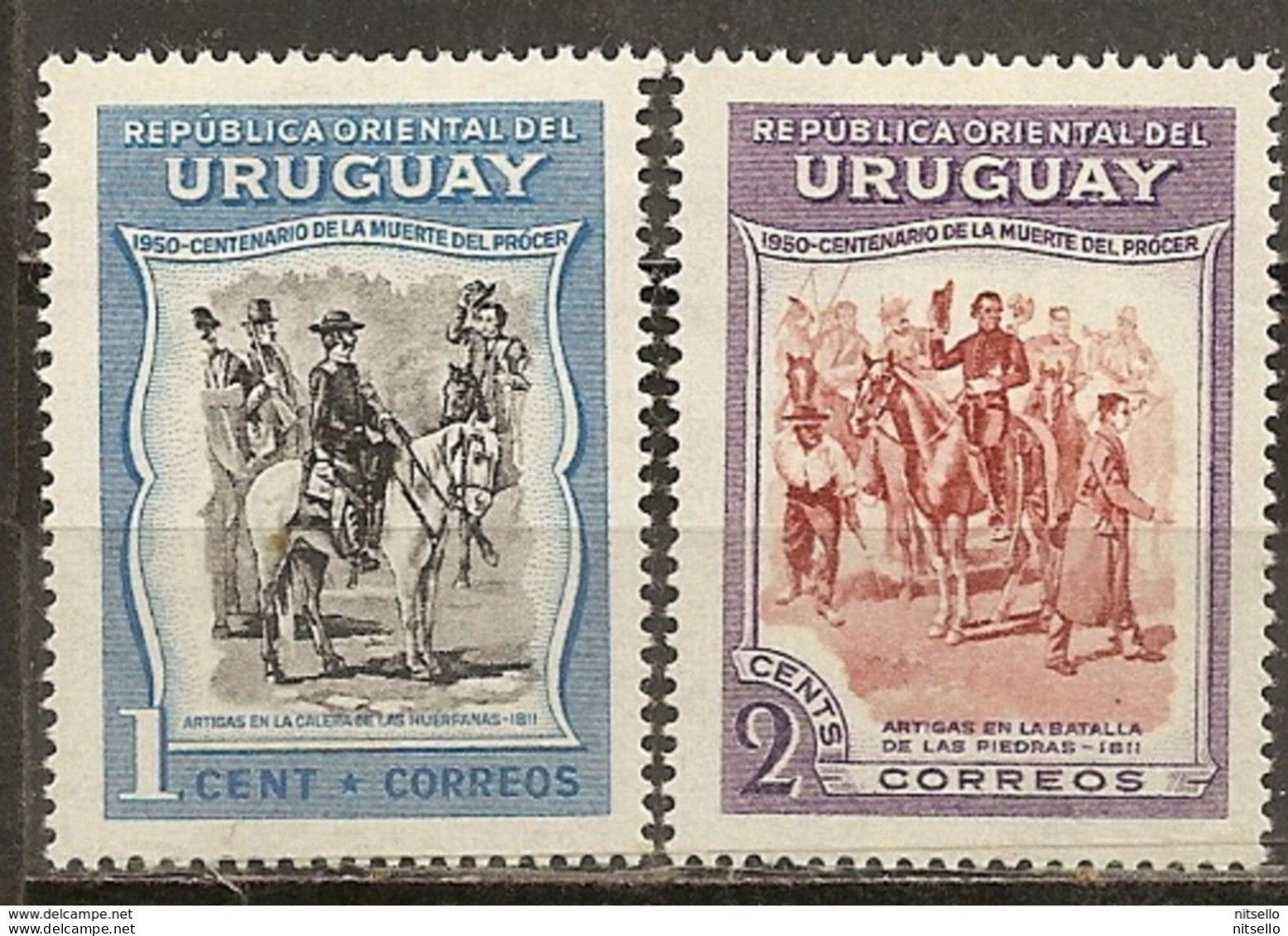 LOTE 1877   ///  (C040) URUGUAY 1952 *MH  ¡¡¡ OFERTA - LIQUIDATION !!! JE LIQUIDE !!! - Uruguay