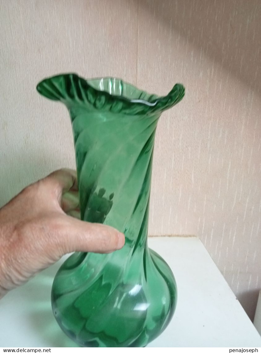 Vase Ancien Legras Hauteur 28 Cm - Jarrones