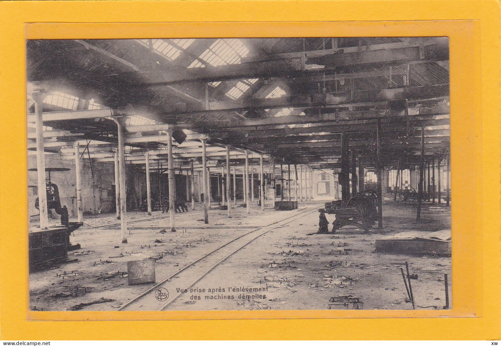 BELGIQUE-HAINAUT-FONTAINE-L'EVÊQUE- Vue Prise Après L'enlevement Des Machines Démolies.des Usines Dercq - A 4143 / 44 - Fontaine-l'Eveque