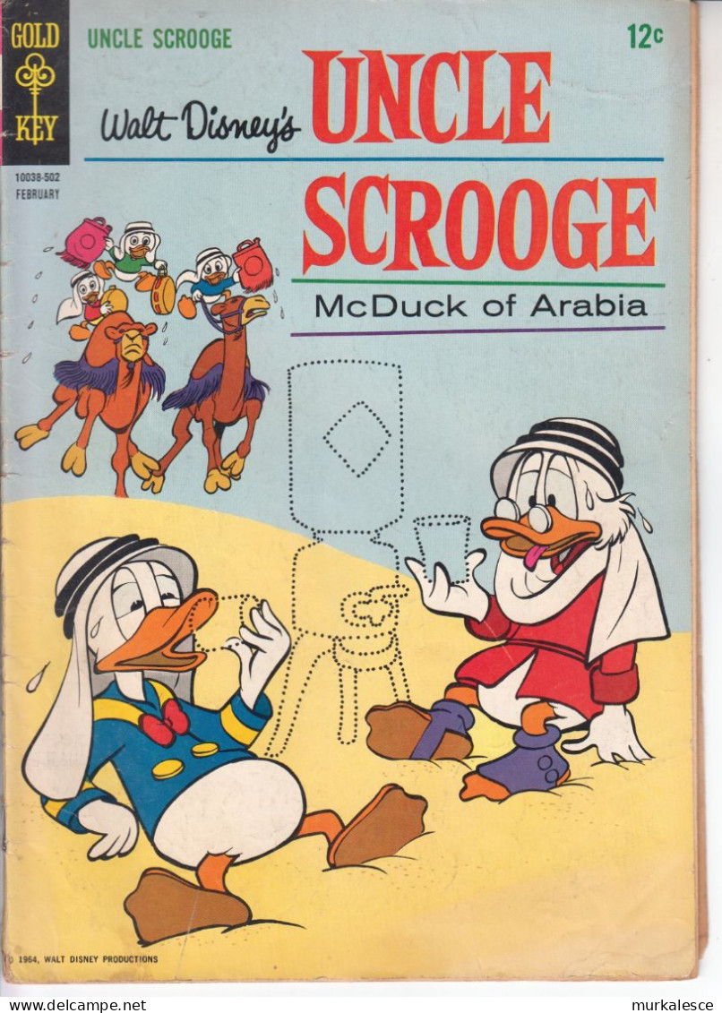 WALT  DISMNEY   COMICS    UNCLE  SCROOGE   1964 - Altri Editori