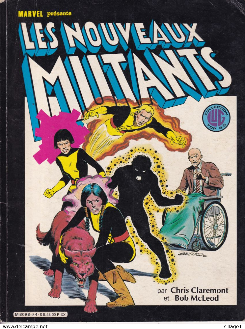 MARVEL - LES NOUVEAUX MUTANTS Collection Top BD Par Chris Claremont Et Bob McLeod - 1984 - Marvel France