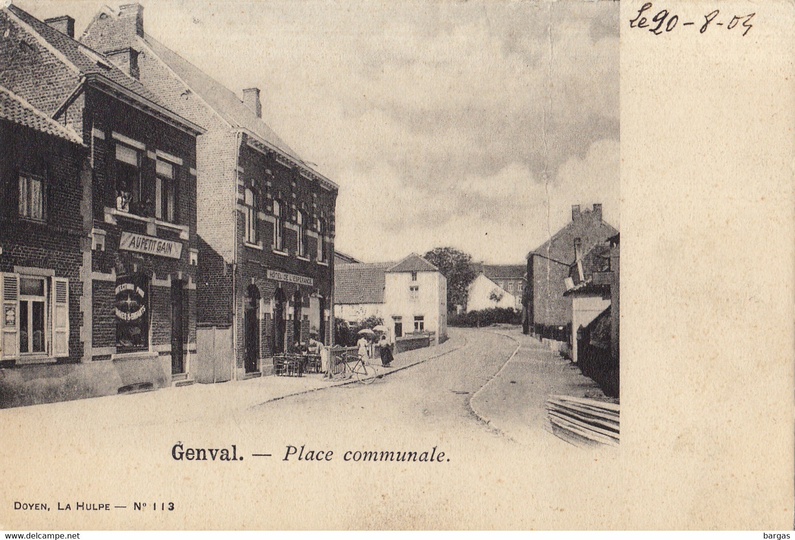 Carte Postale Genval Place Communale - Rixensart