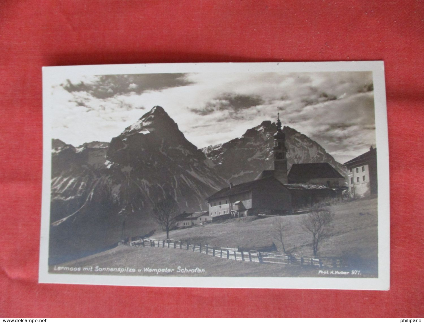 RPPC  Lermoos In Tirol, Blick Auf Die Sonnenspitze Und Wampeter Schrofen  Ref 6221 - Lermoos