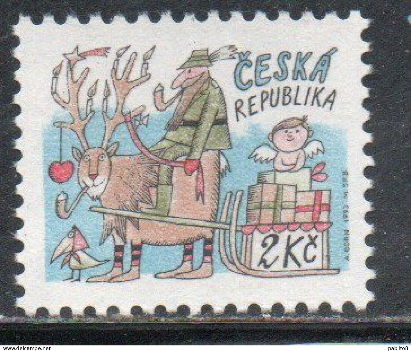 CZECH REPUBLIC CECA REPUBBLICA 1993 CHRISTMAS NATALE NOEL WEIHNACHTEN NAVIDAD 2k MNH - Unused Stamps