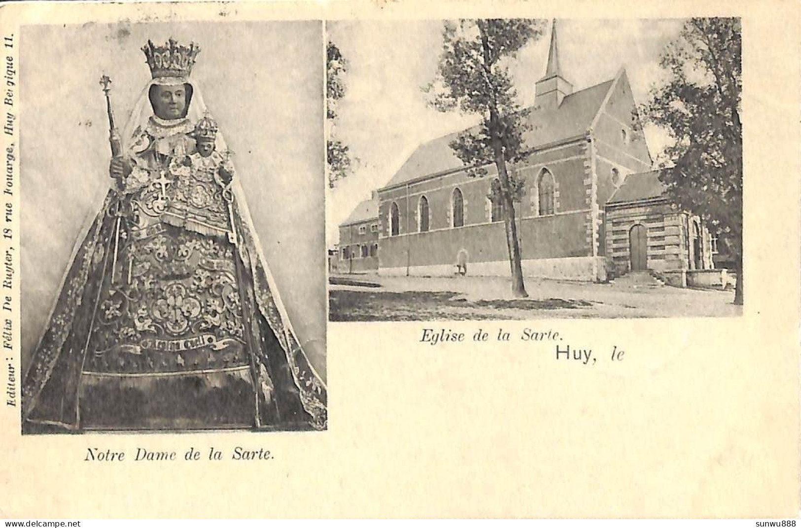 Huy - Eglise De La Sarte (Edit. Felix De Ruyter 1901) - Huy