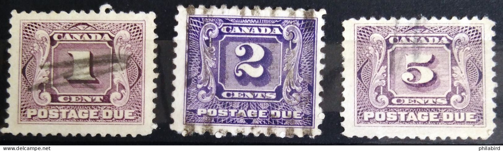 CANADA                      TAXE 1/3                     OBLITERE - Postage Due