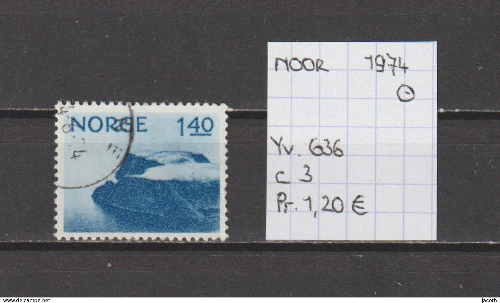 (TJ) Noorwegen 1974 - YT 636 (gest./obl./used) - Oblitérés