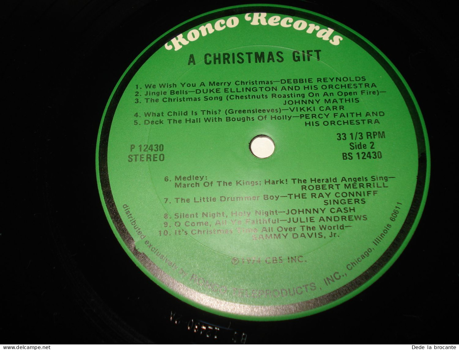 B11 / A Christmas Gift - Bonus Pop-Up -  LP – Ronco - P 12430 - US 1974  M/VG+