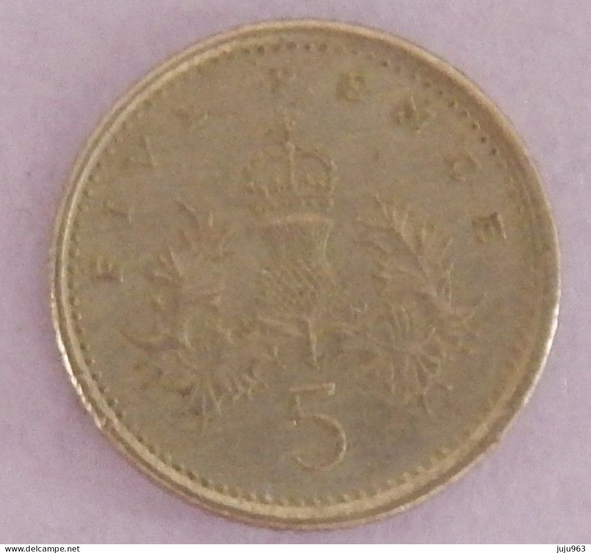 GRANDE BRETAGNE 5 PENCE ANNEE 2001 VOIR 2 SCANS - 5 Pence & 5 New Pence