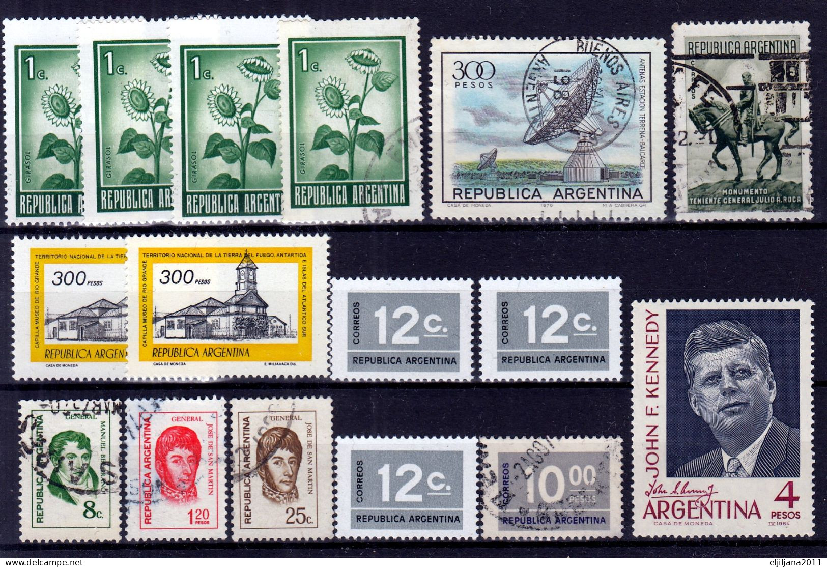 Action !! SALE !! 50 % OFF !! ⁕ Argentina ⁕ Small Collection / Lot Of 26 Used & MNH Stamps ⁕ See Scan - Collezioni & Lotti