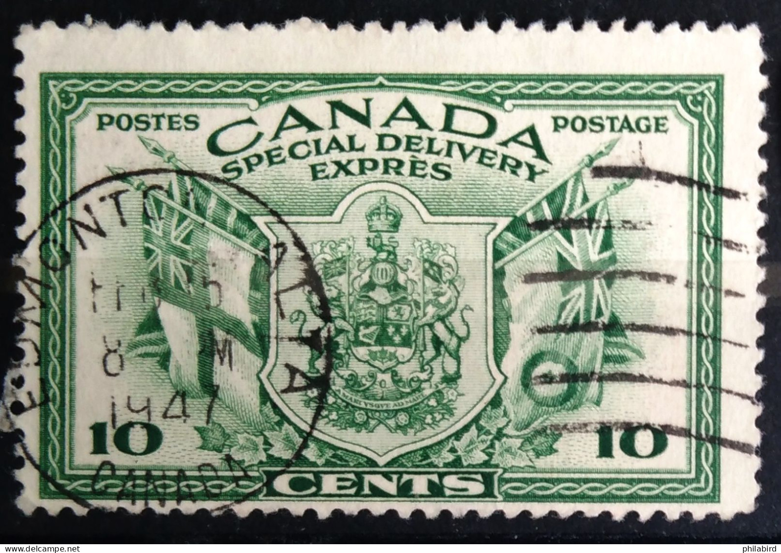 CANADA                      EXPRESS 10                     OBLITERE - Special Delivery