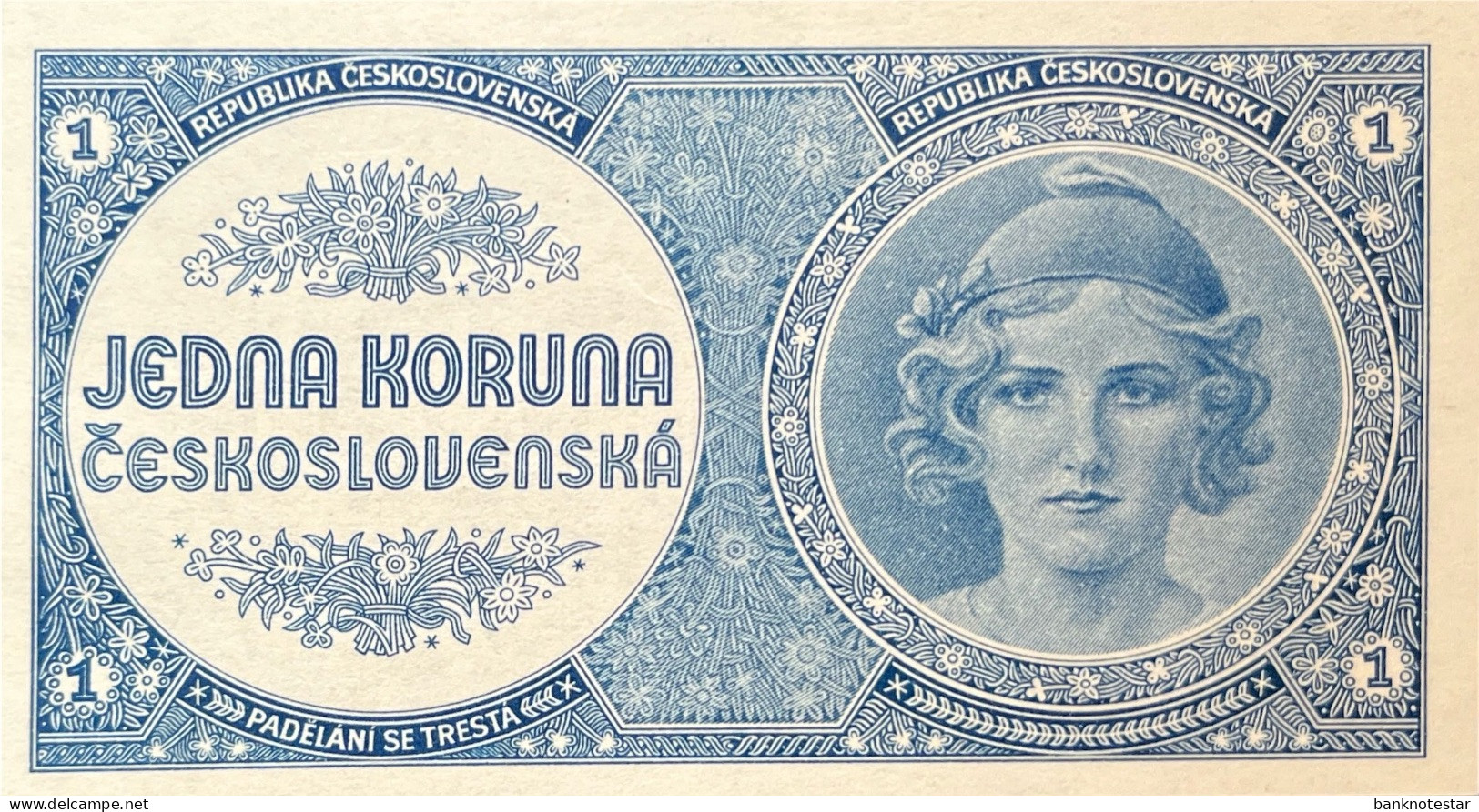 Czechoslovakia 1 Koruna, P-58 (1946) - UNC - Checoslovaquia