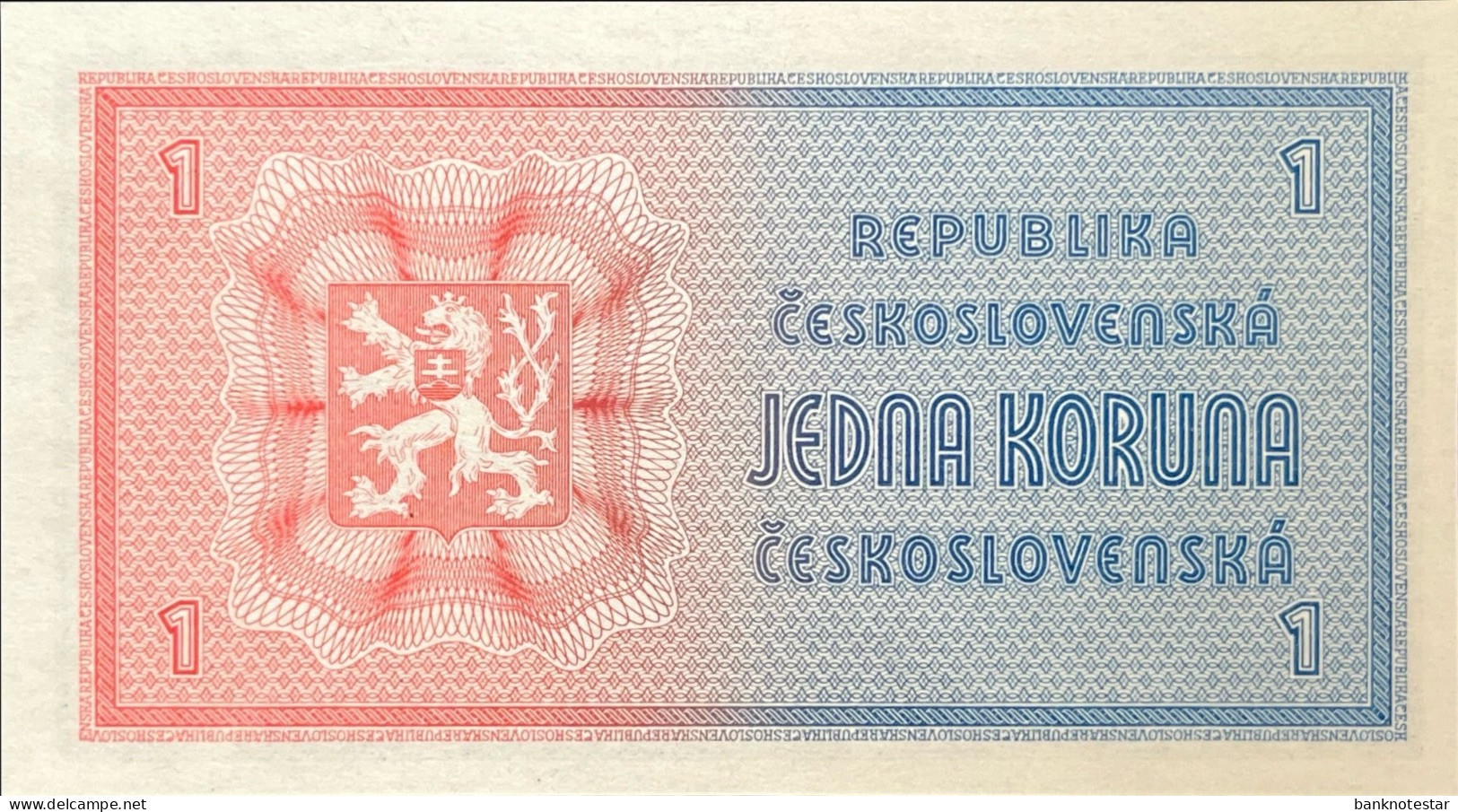 Czechoslovakia 1 Koruna, P-58 (1946) - UNC - Tchécoslovaquie