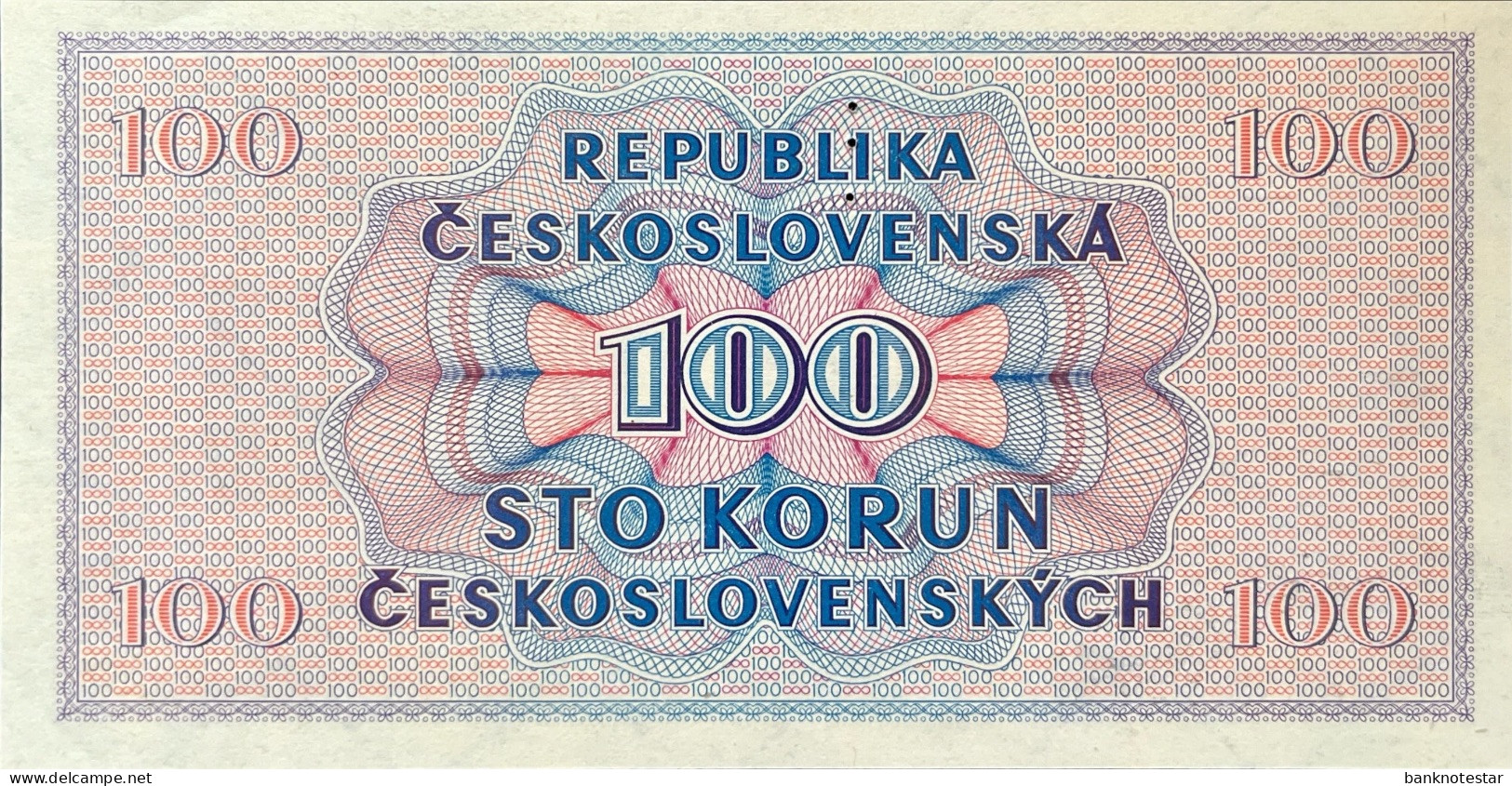 Czechoslovakia 100 Korun, P-67s (18.5.1945) - UNC - SPECIMEN - Tchécoslovaquie