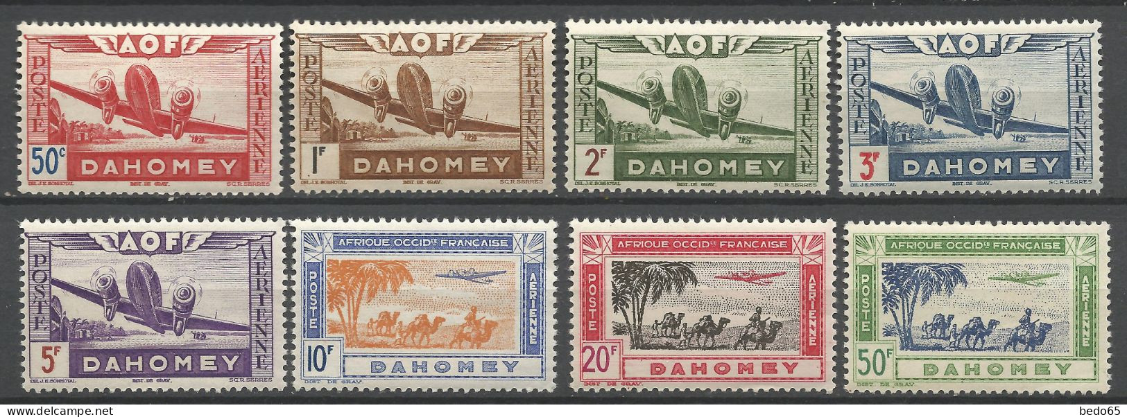 DAHOMEY PA Série Complète N° 10 à 17 NEUF** LUXE SANS CHARNIERE / Hingeless  / MNH - Otros & Sin Clasificación