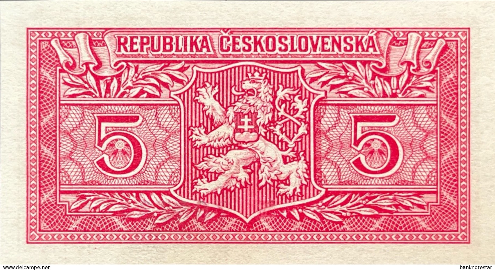 Czechoslovakia 5 Korun, P-68 (25.12.1949) - UNC - Tsjechoslowakije