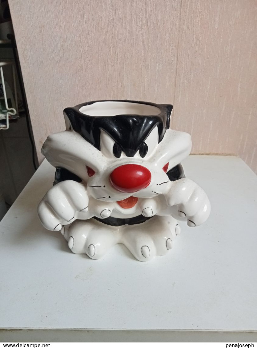 Mug Ancien 1999 Warner Bros Hauteur 14 Cm - Kopjes