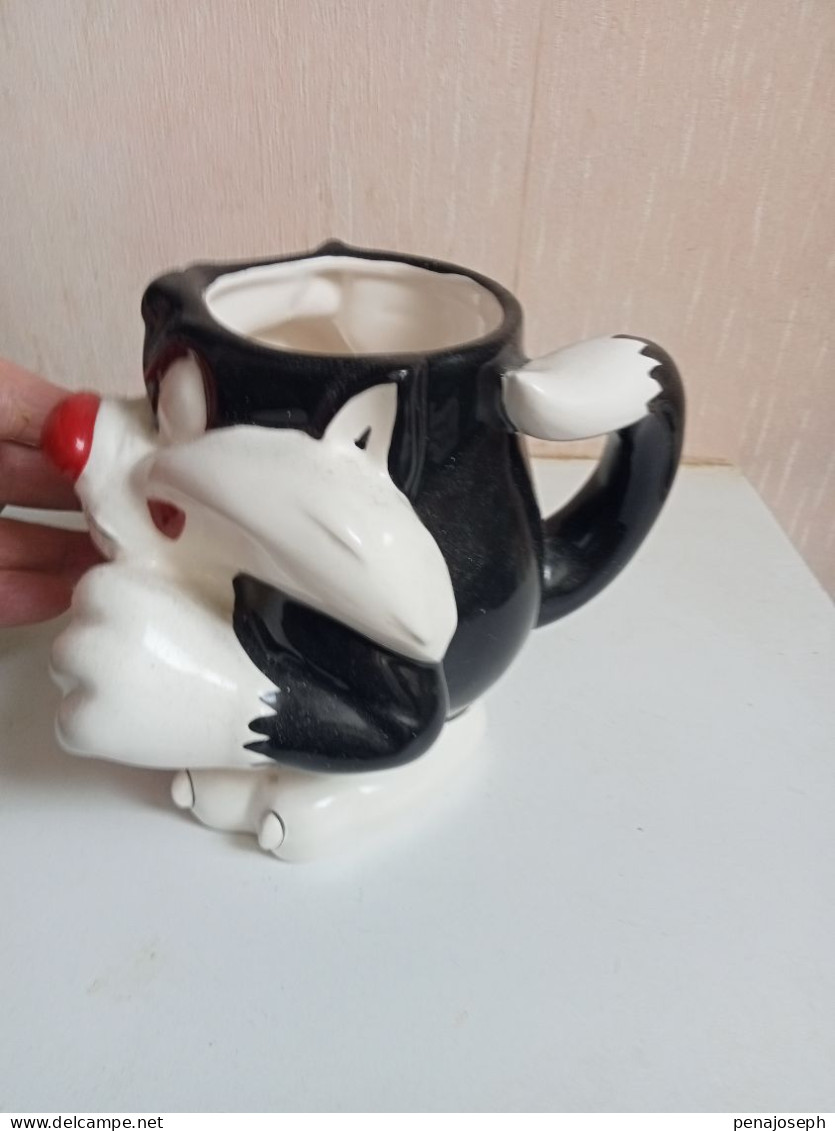 Mug Ancien 1999 Warner Bros Hauteur 14 Cm - Cups