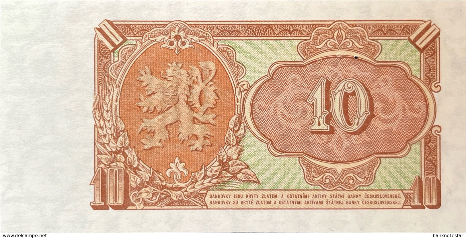 Czechoslovakia 10 Korun, P-83b (1953) - UNC - Tchécoslovaquie