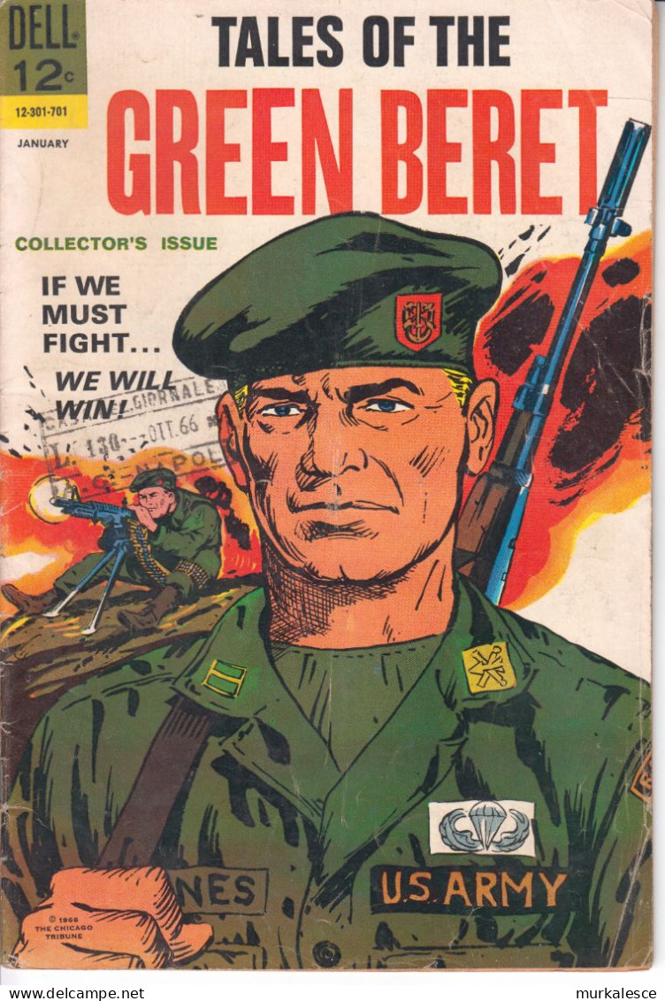 DELL   GREEN  BERET    COMICS        1966 - Otros Editores