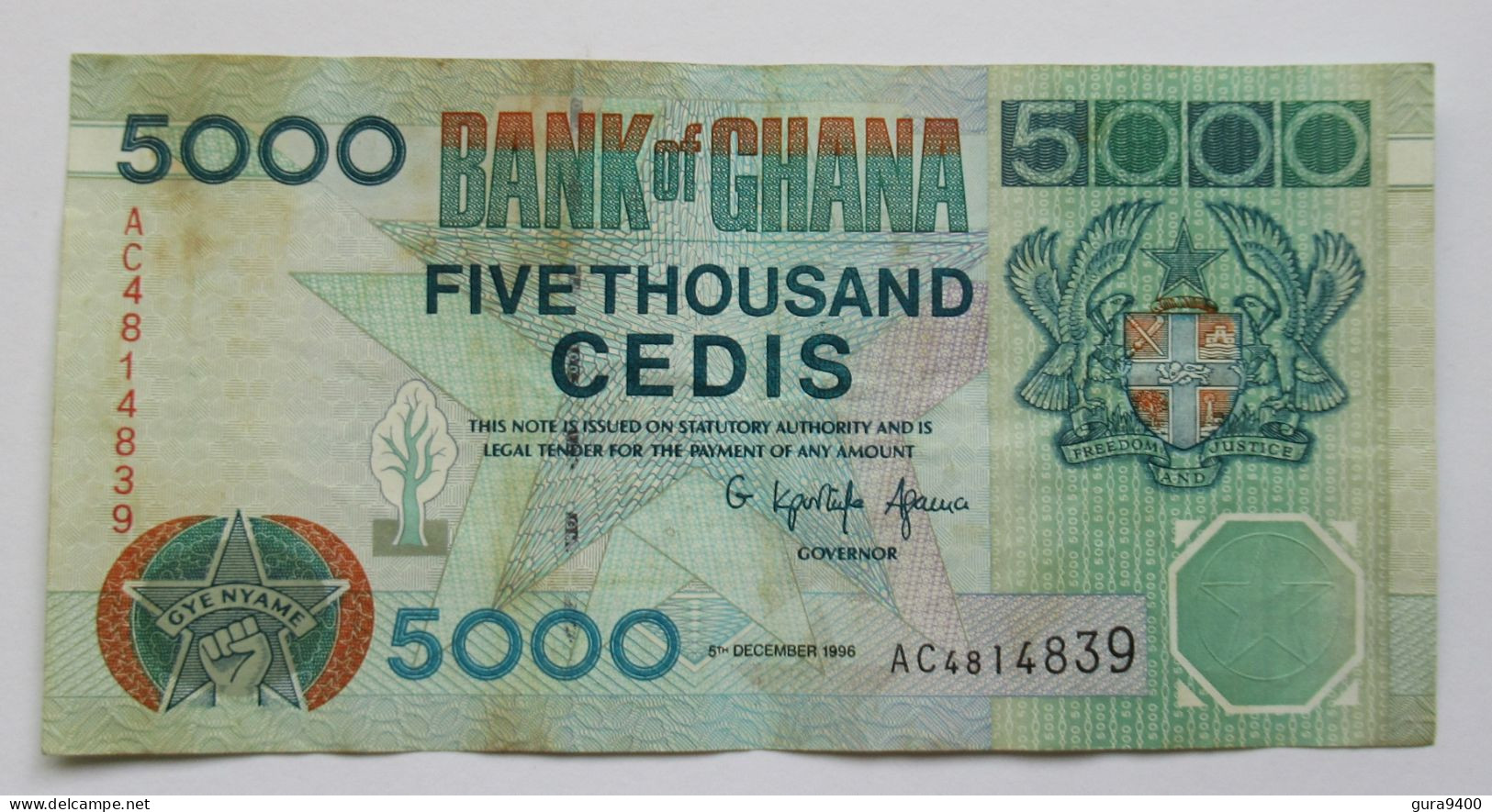 Ghana 5.000 Cedis 1996 - Ghana