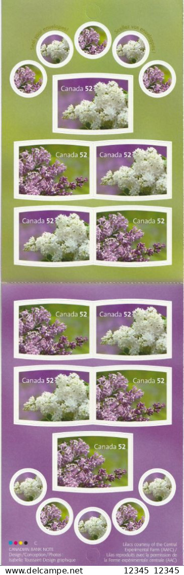 Canada 2007, Postfris MNH, Flowers - Libretti Completi