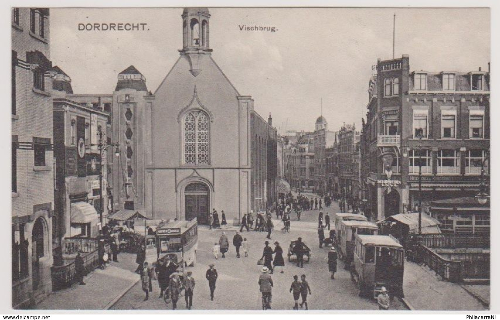 Dordrecht - Vischbrug Met Volk - Dordrecht