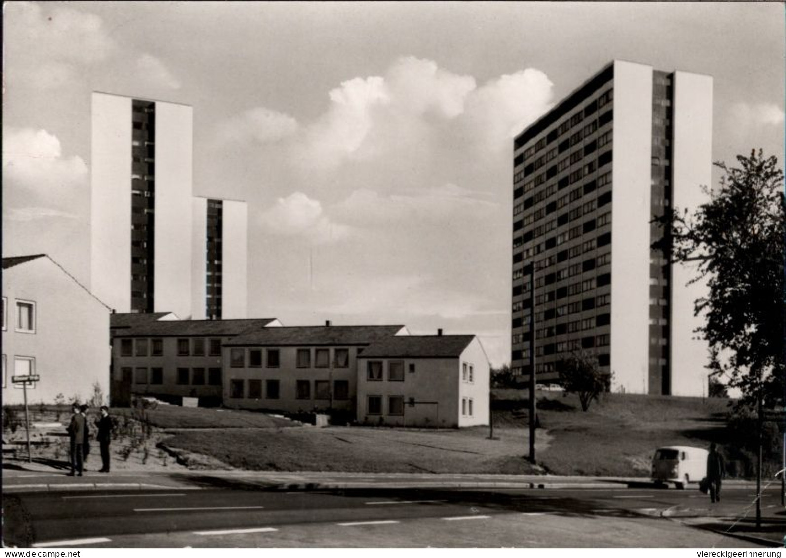 ! 1968 Ansichtskarte Aus Hamburg Harburg, Hanhoopsfeld, Hochhäuser, VW Bulli - Harburg