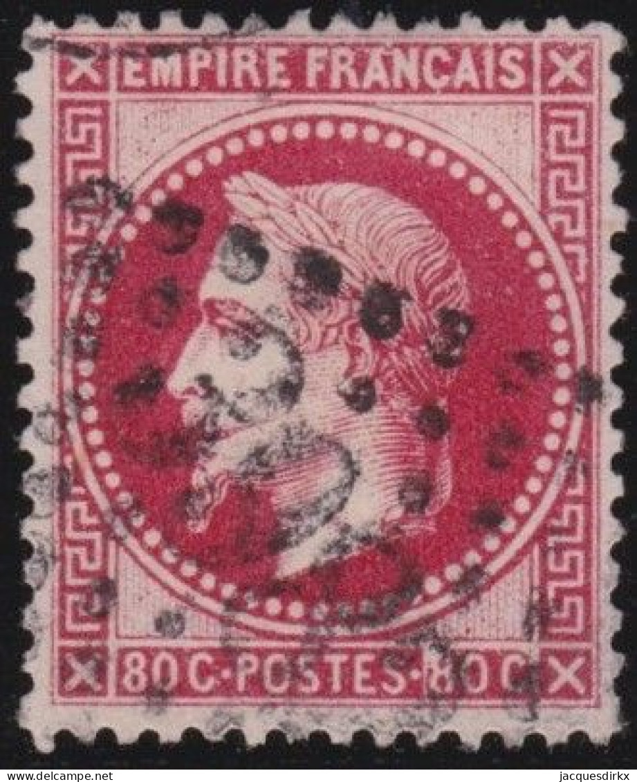 France  .  Y&T   .     32a       .   O      .    Oblitéré - 1863-1870 Napoléon III Lauré