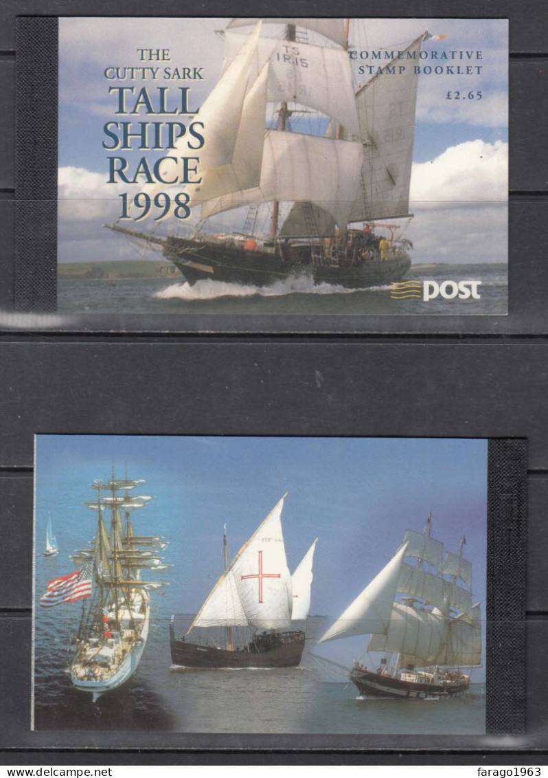 1998 Ireland Tall Ships Race Sailing Complete Booklet Of 6  MNH - Neufs