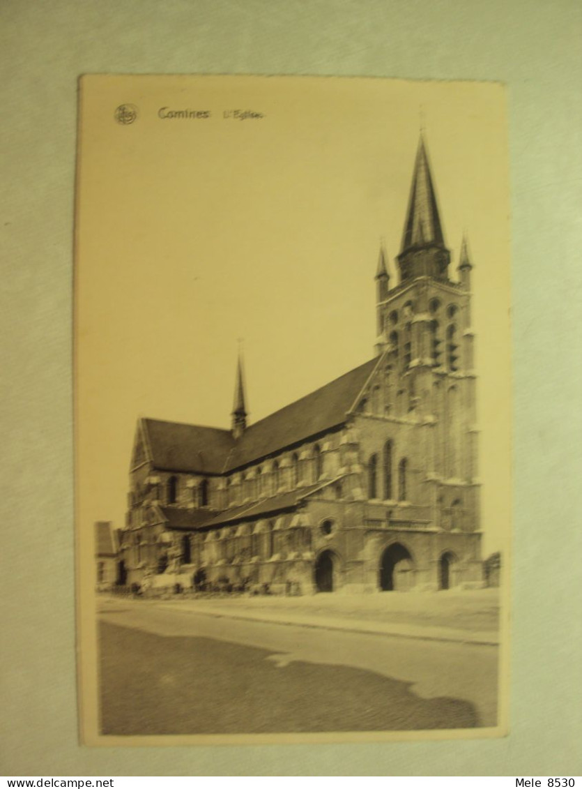 57082 - COMINES - L'EGLISE - ZIE 2 FOTO'S - Comines-Warneton - Komen-Waasten