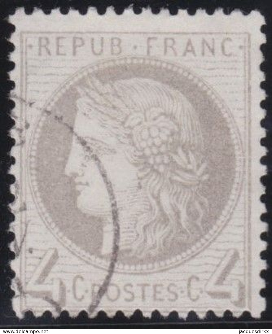 France  .  Y&T   .    52  (2 Scans)      .   O      .    Oblitéré - 1871-1875 Ceres